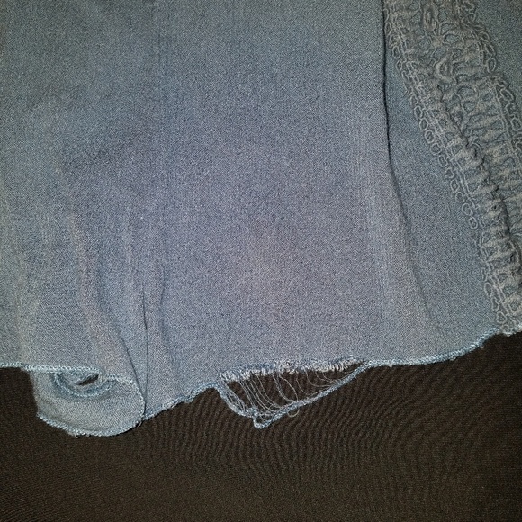 Free people Blue Deep V-Neck Romper - Picture 5 of 9